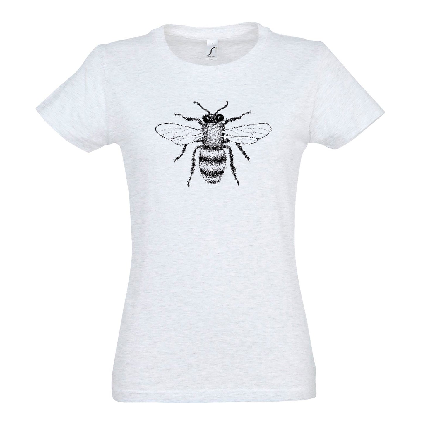 Fairwear women's t-shirt 'bee drawn' cotton