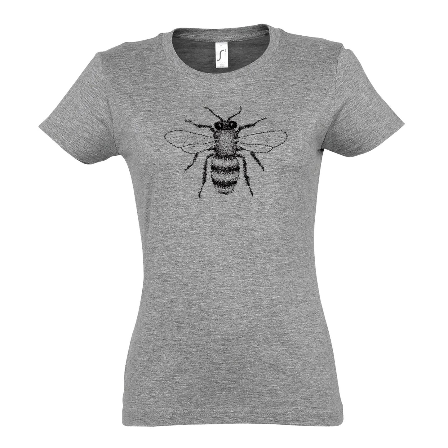 Fairwear women's t-shirt 'bee drawn' cotton