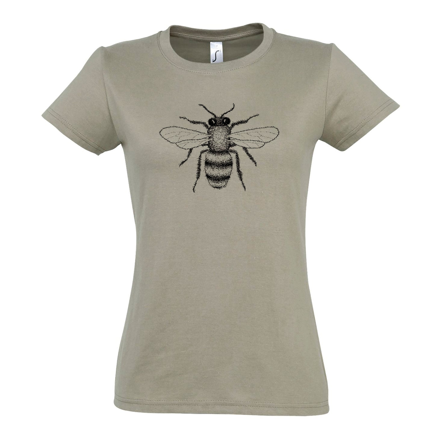 Fairwear women's t-shirt 'bee drawn' cotton