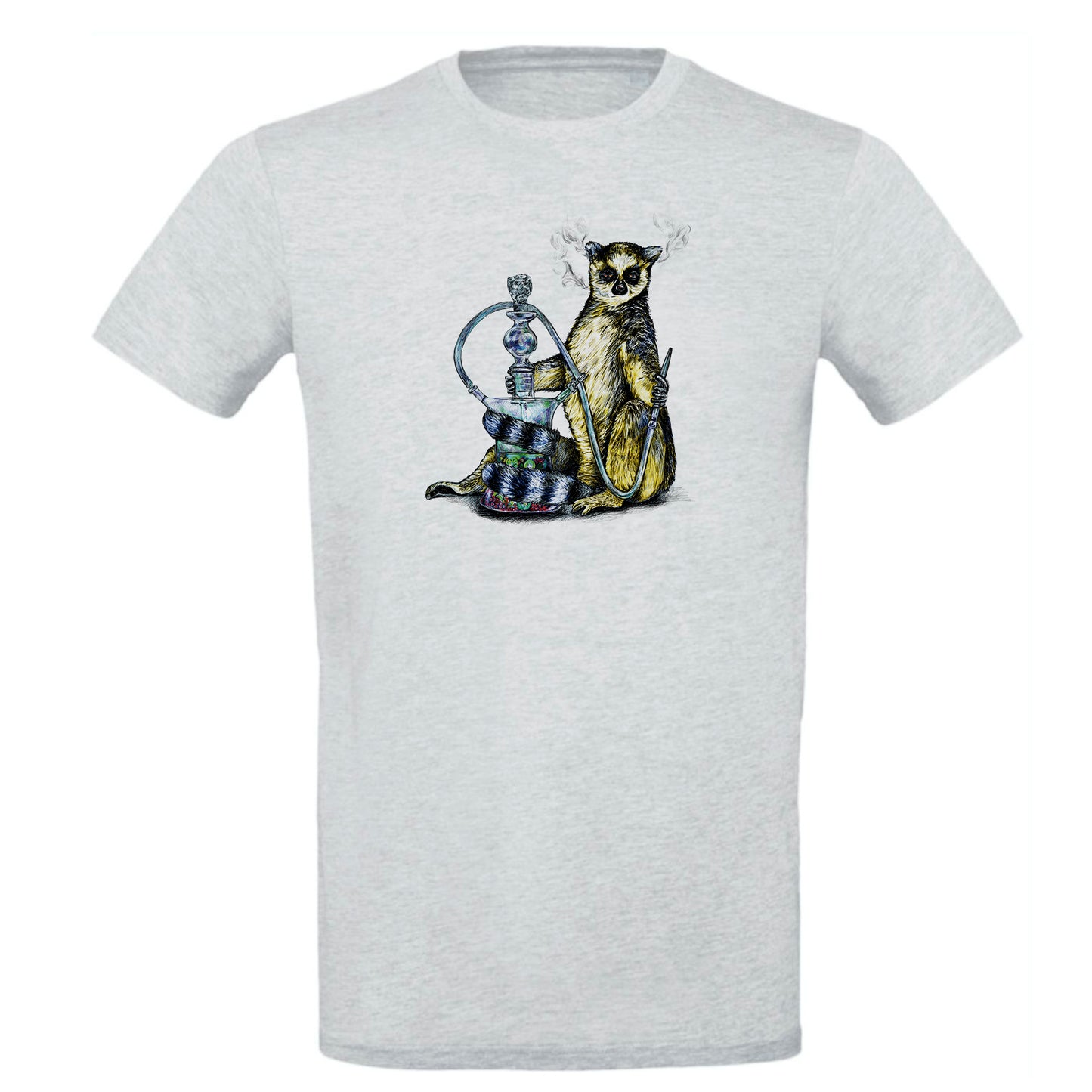 FairWear Herren T-Shirt 'Lemur gezeichnet' Baumwolle