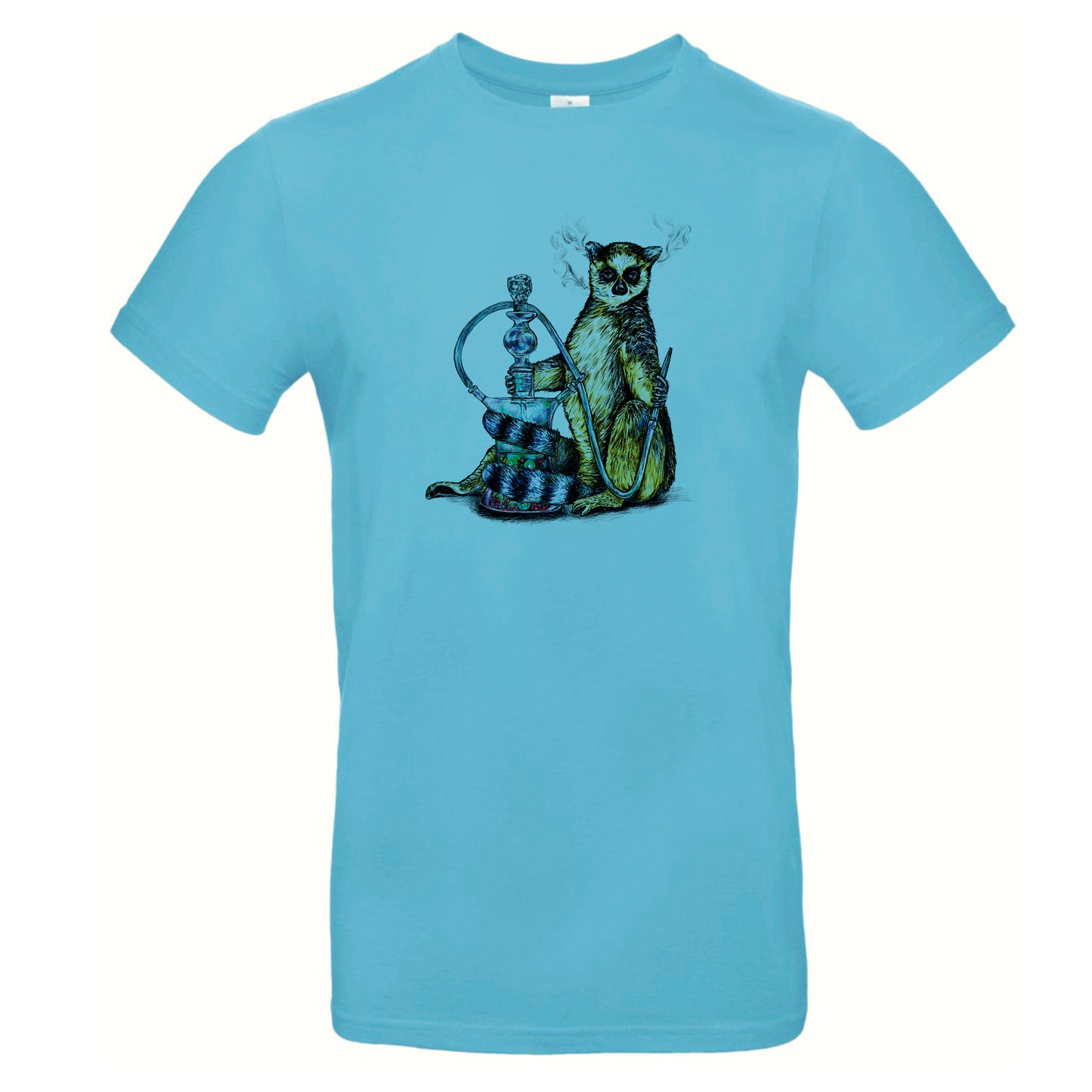 FairWear Herren T-Shirt 'Lemur gezeichnet' Baumwolle