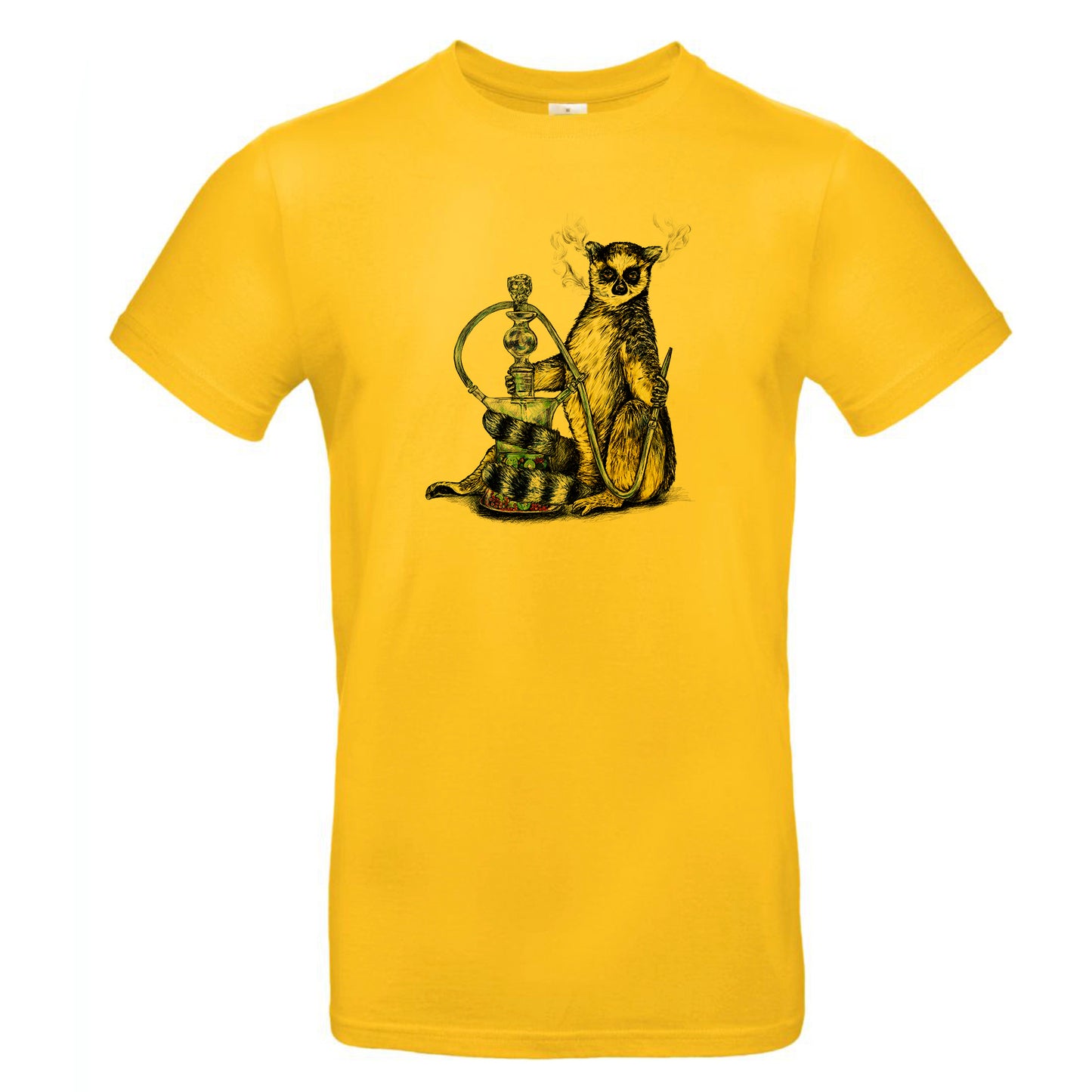 FairWear Herren T-Shirt 'Lemur gezeichnet' Baumwolle