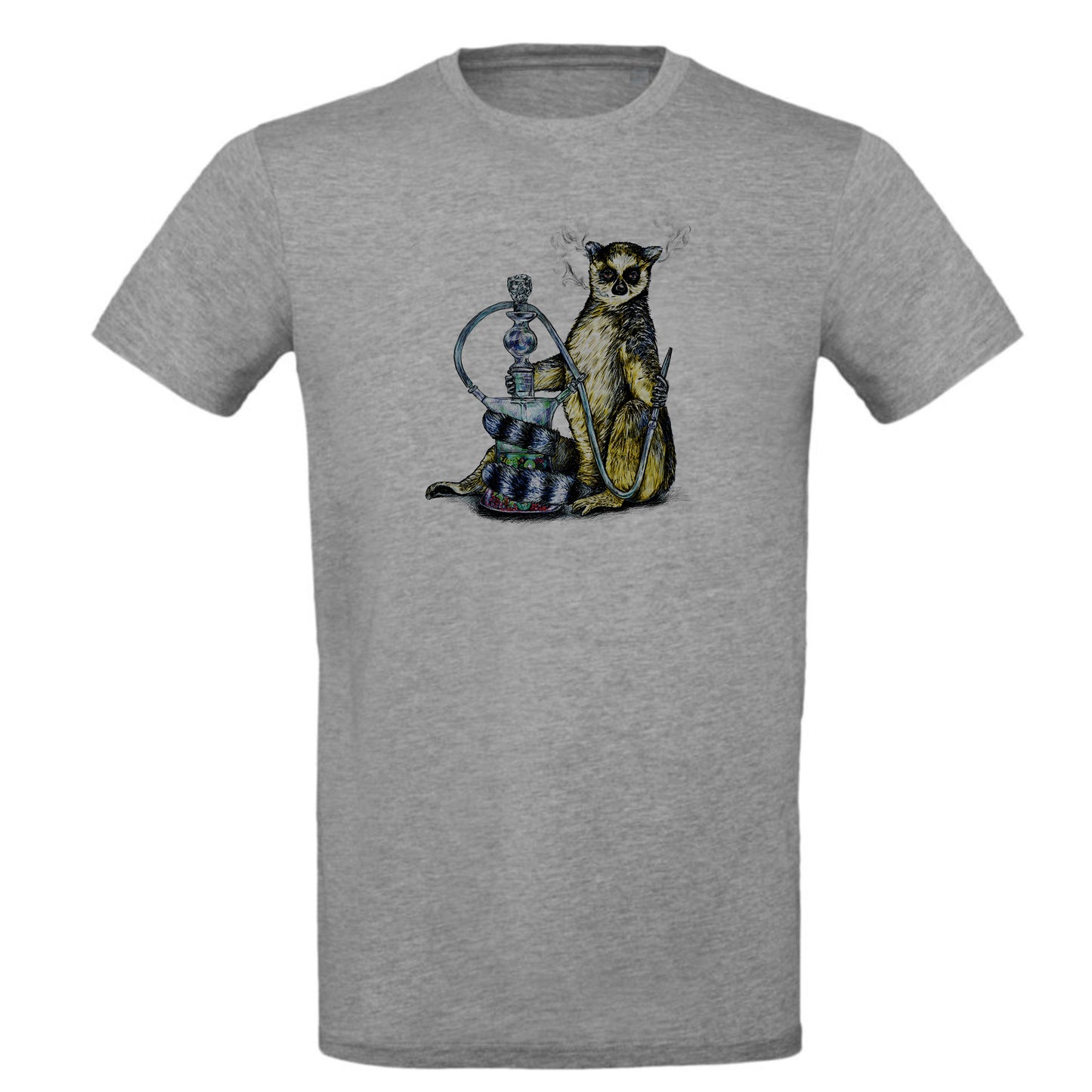 FairWear Herren T-Shirt 'Lemur gezeichnet' Baumwolle