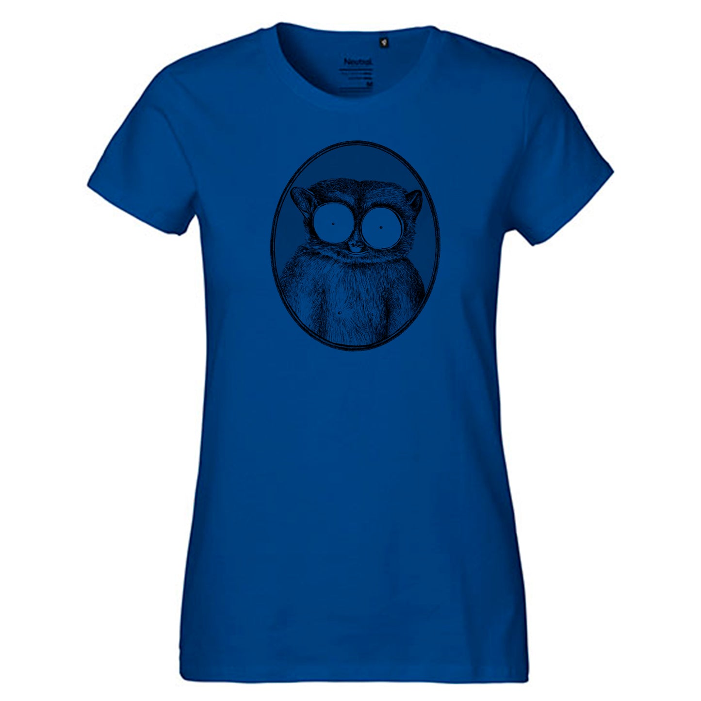 Fair-trade women's t-shirt 'Maki drawn' 100% organic cotton