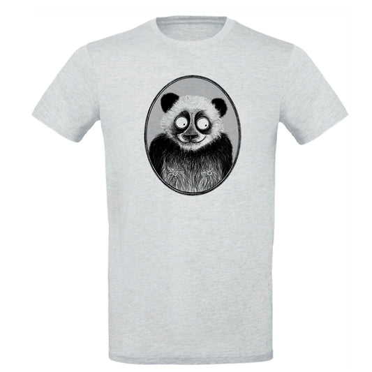 FairWear Herren T-Shirt 'Panda gezeichnet' Baumwolle