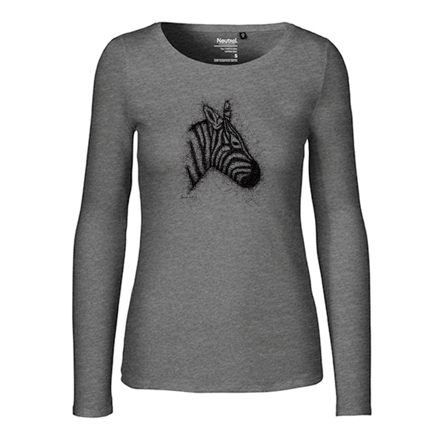 Damen FairTrade Longsleeve "Zebra" 100% BioBaumwolle und aus nachhaltiger Produktion