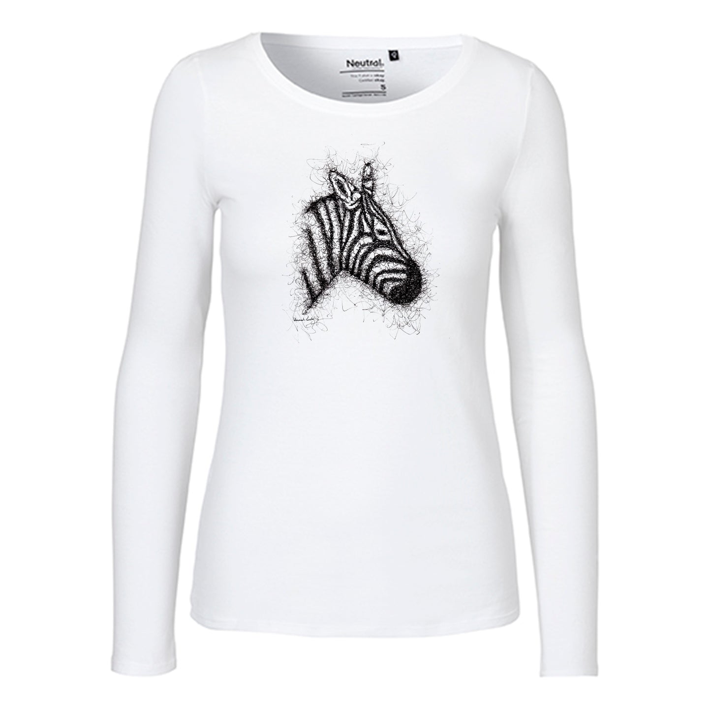 Damen FairTrade Longsleeve "Zebra" 100% BioBaumwolle und aus nachhaltiger Produktion