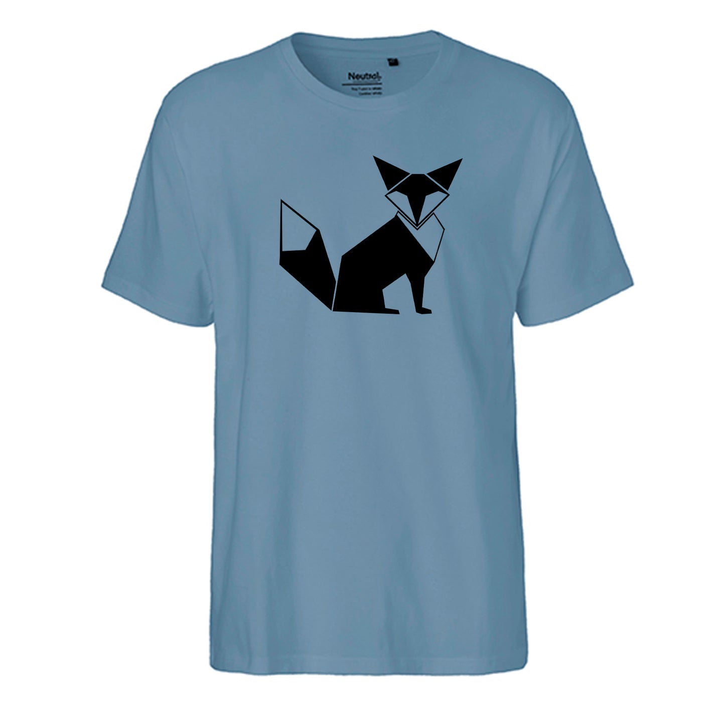 FairTrade men's t-shirt 'Fuchs Origami' organic cotton