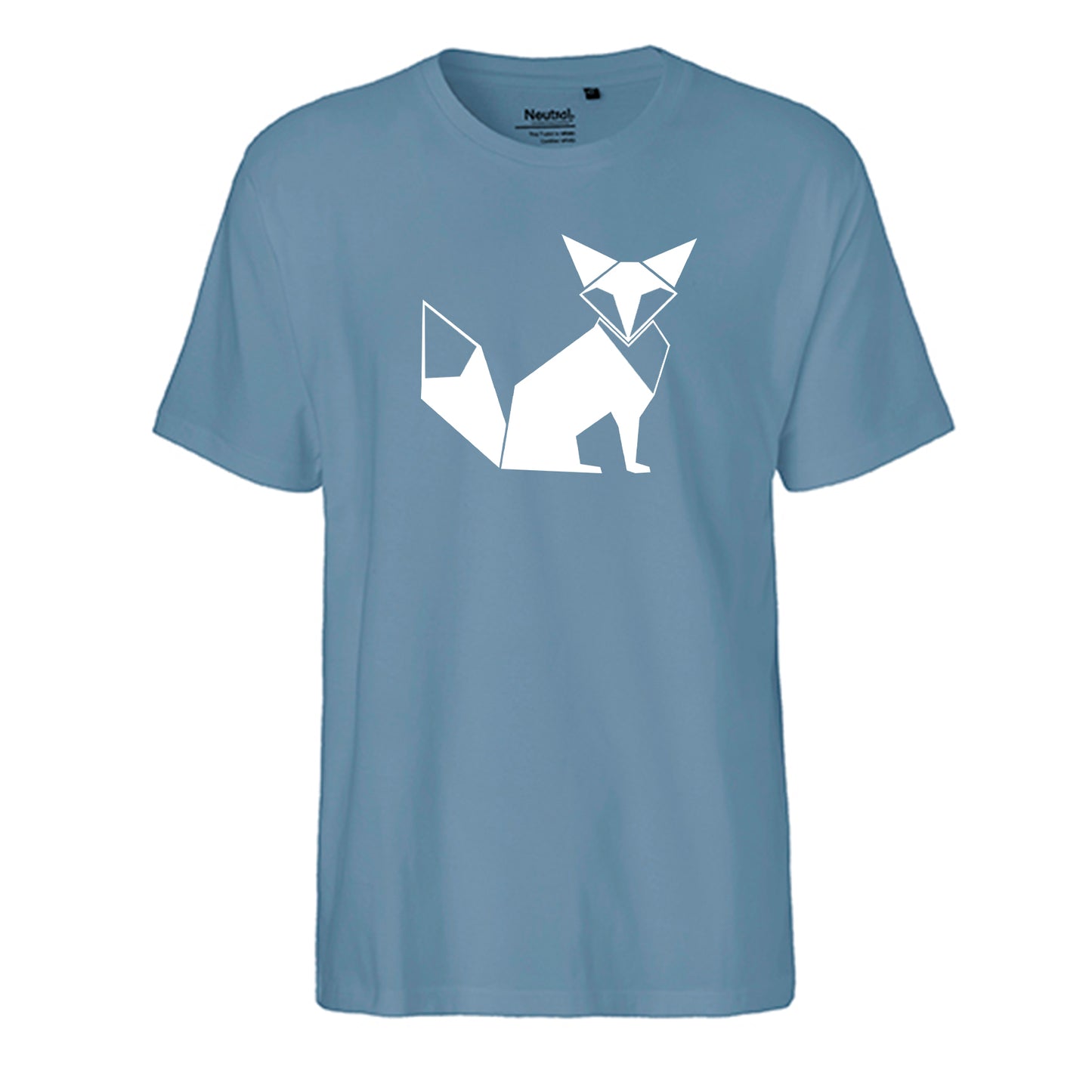 FairTrade men's t-shirt 'Fuchs Origami' organic cotton