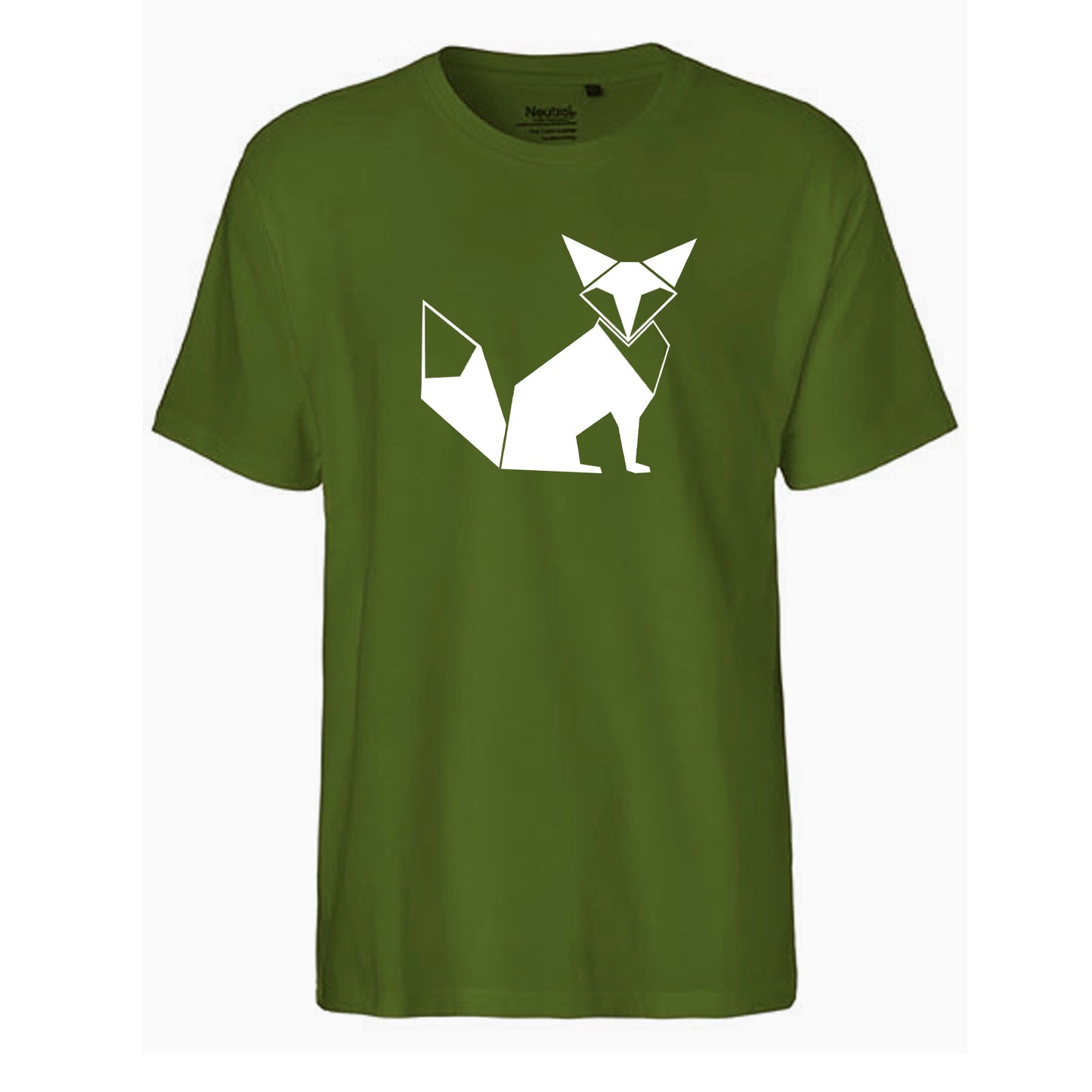 FairTrade Herren T-Shirt 'Fuchs Origami' Bio-Baumwolle