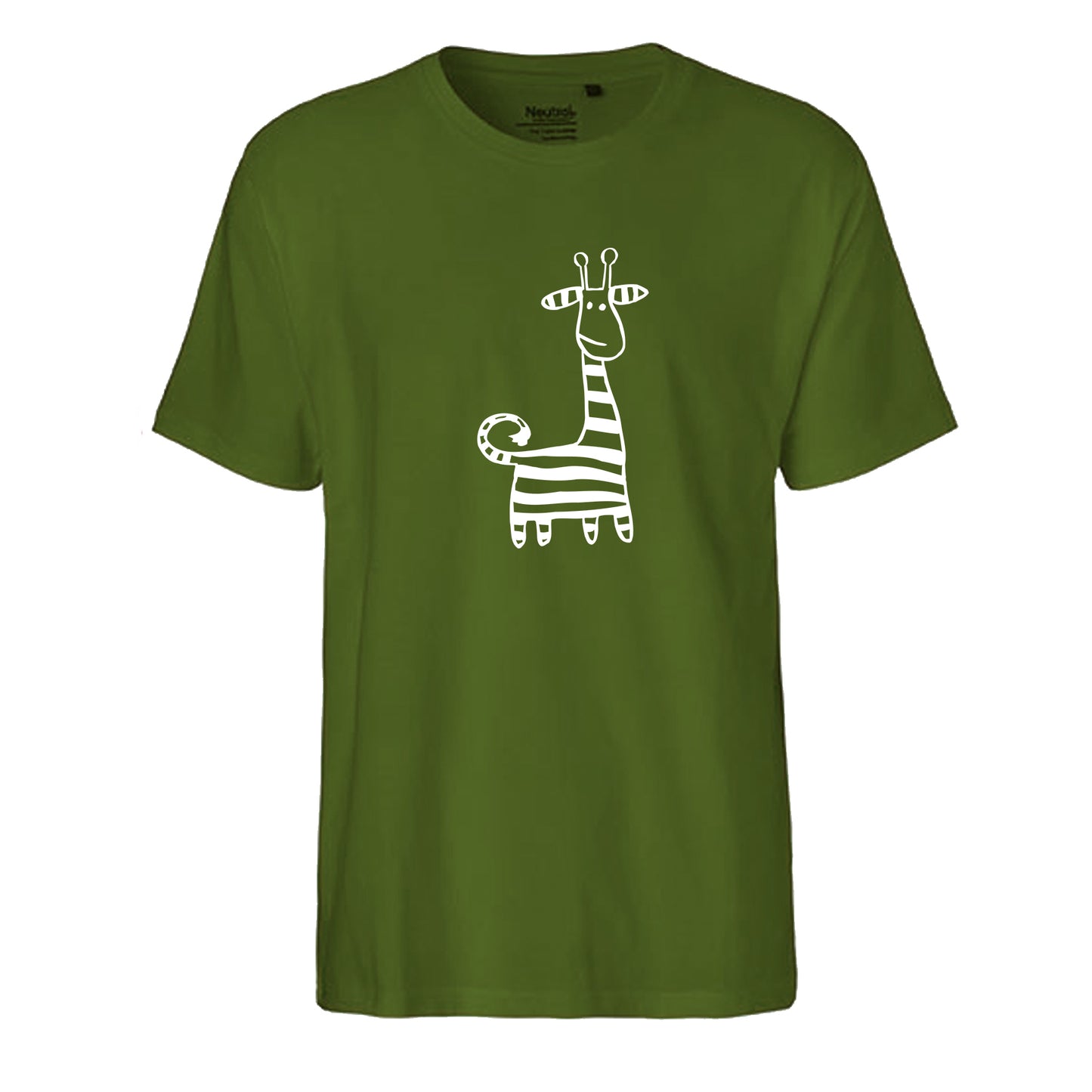 FairTrade Herren T-Shirt 'Giraffe' Bio-Baumwolle