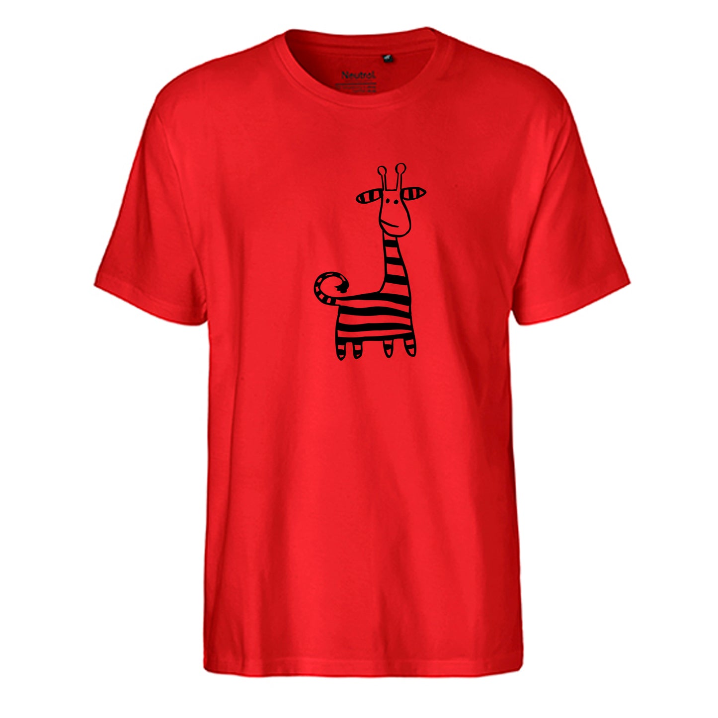 FairTrade Herren T-Shirt 'Giraffe' Bio-Baumwolle