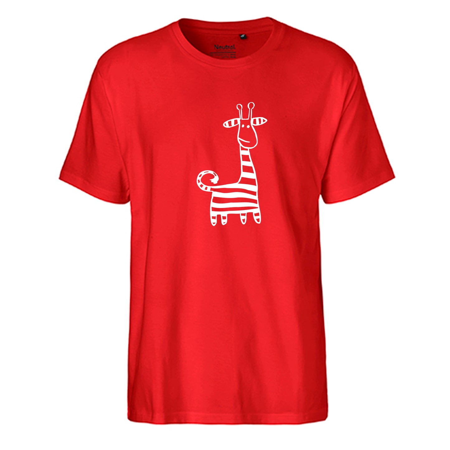 FairTrade Herren T-Shirt 'Giraffe' Bio-Baumwolle