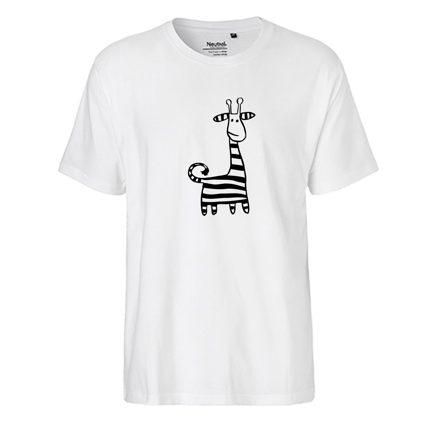 FairTrade Herren T-Shirt 'Giraffe' Bio-Baumwolle