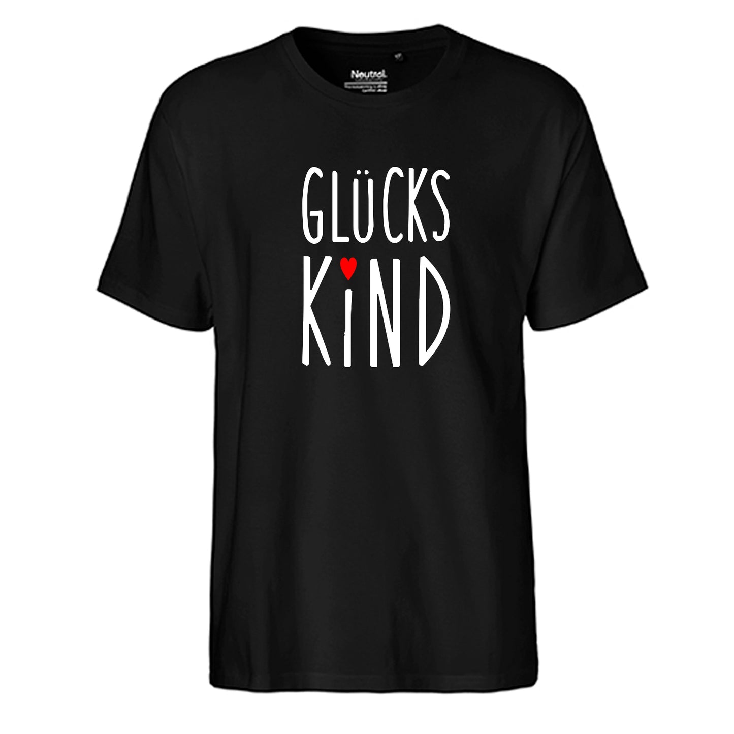 FairTrade Herren T-Shirt 'Glückskind' Bio-Baumwolle