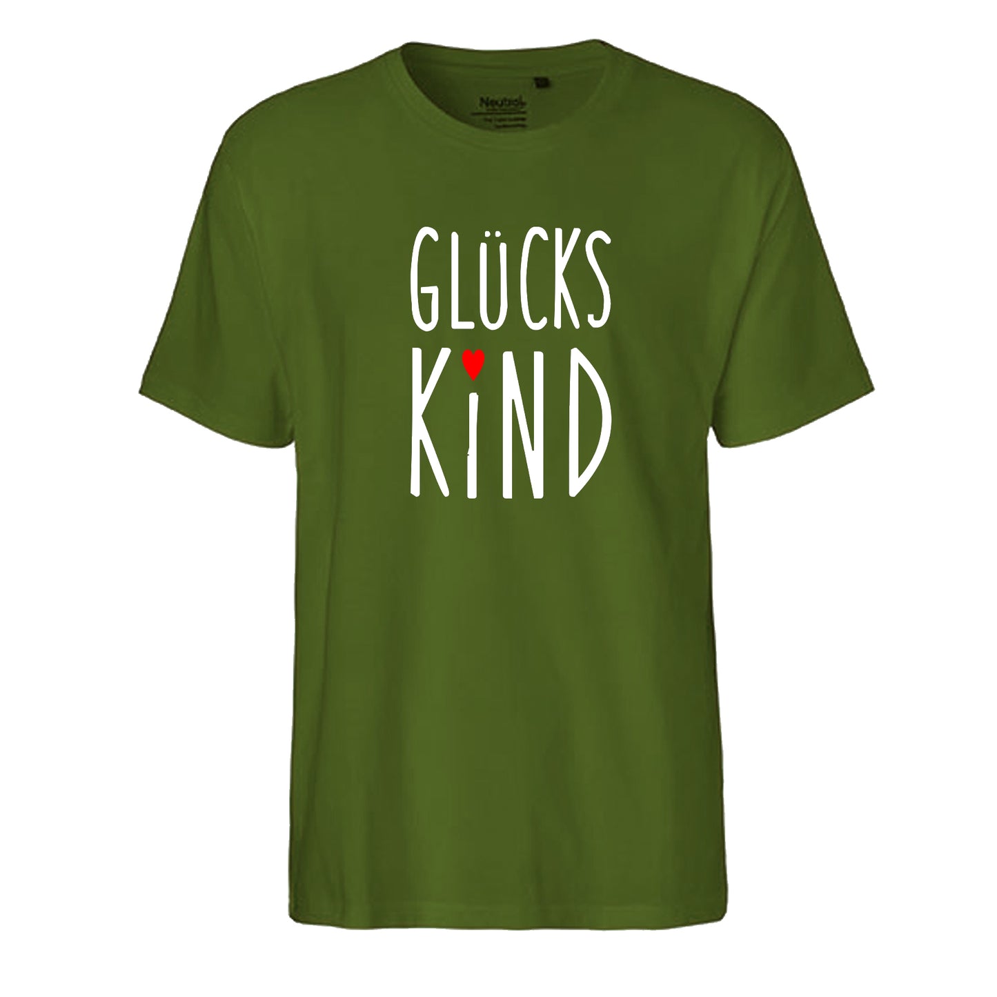 FairTrade Herren T-Shirt 'Glückskind' Bio-Baumwolle