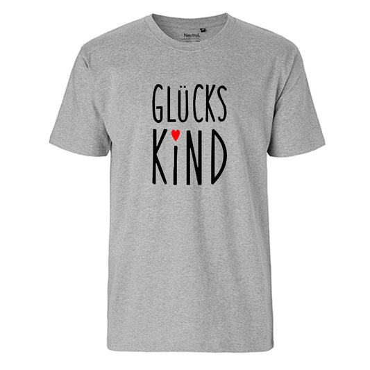 FairTrade Herren T-Shirt 'Glückskind' Bio-Baumwolle
