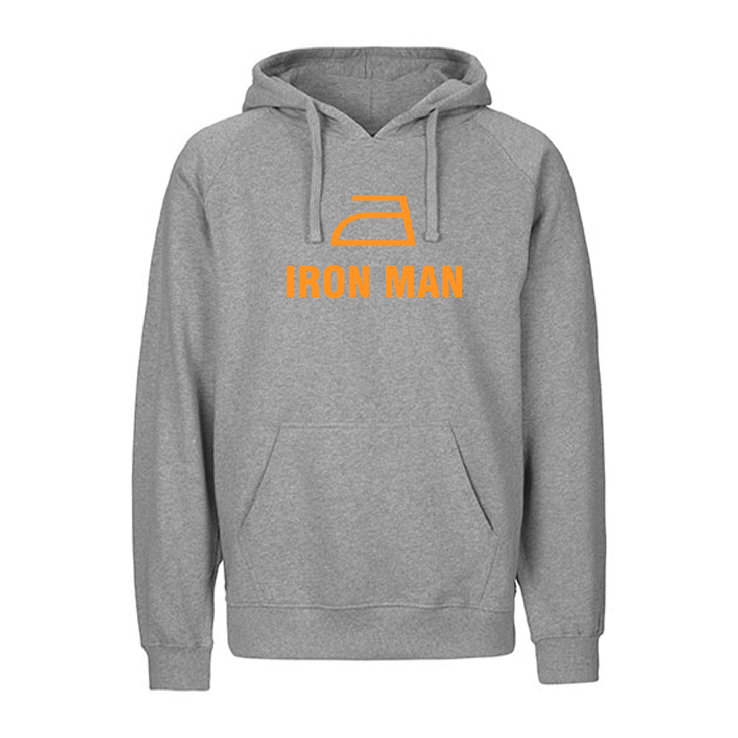 FairTrade Kapuzenpulli/Hoodie 'IRON MAN' 100% Bio-Baumwolle