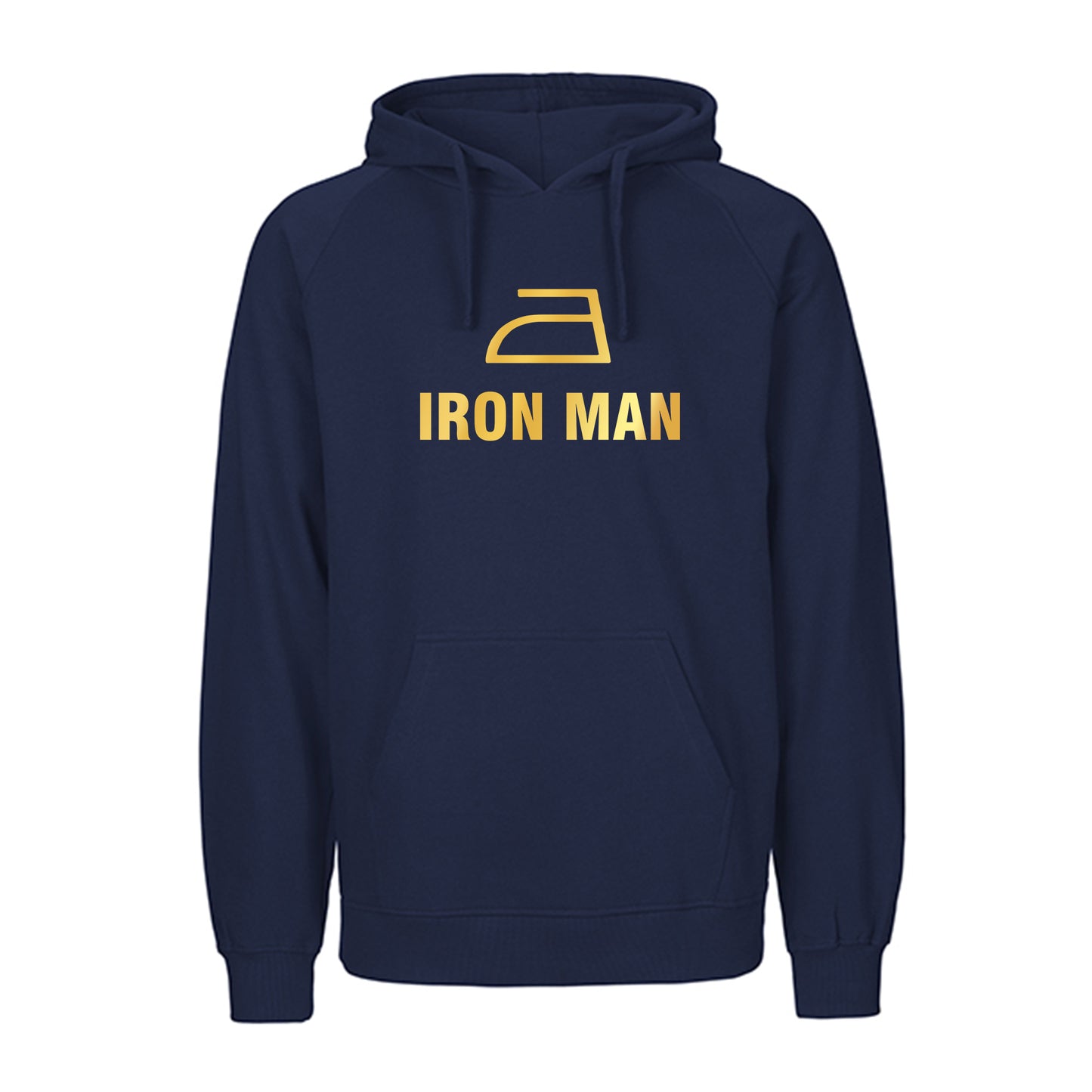 FairTrade Kapuzenpulli/Hoodie 'IRON MAN' 100% Bio-Baumwolle