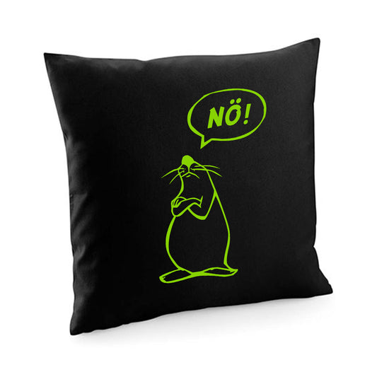 Kissenbezug / cushion cover / Motiv: Nö Comicfigur