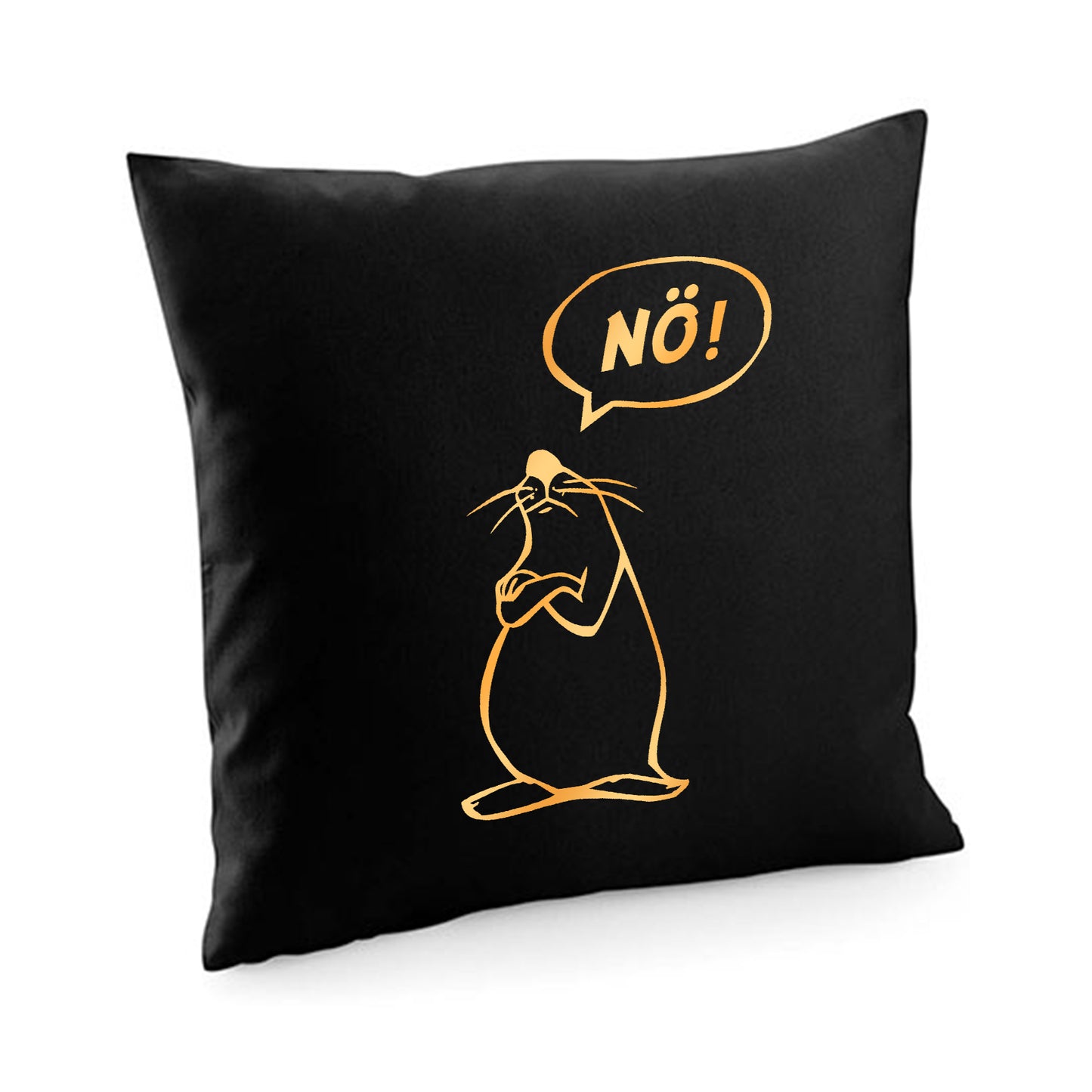Kissenbezug / cushion cover / Motiv: Nö Comicfigur