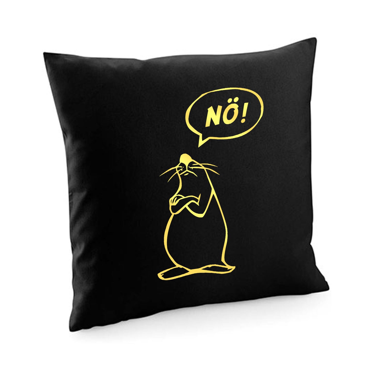 Kissenbezug / cushion cover / Motiv: Nö Comicfigur