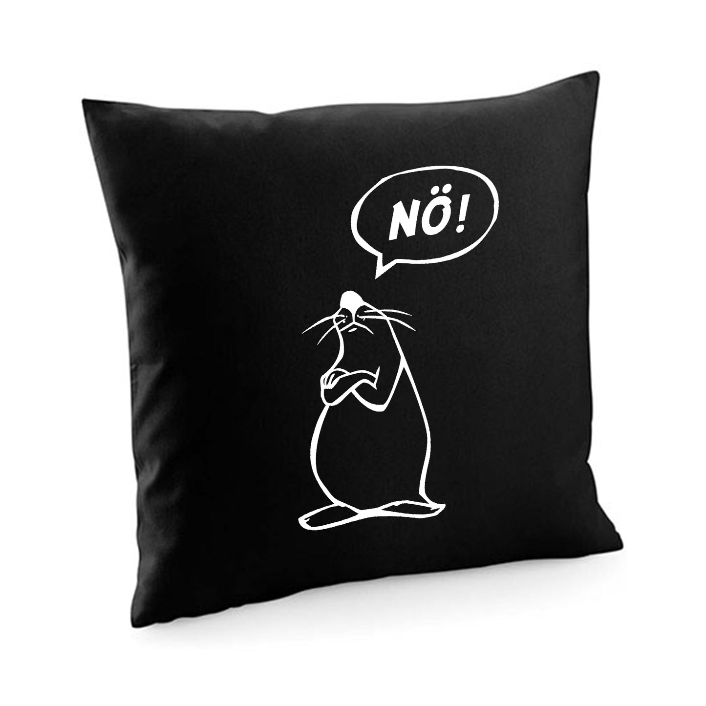 Kissenbezug / cushion cover / Motiv: Nö Comicfigur