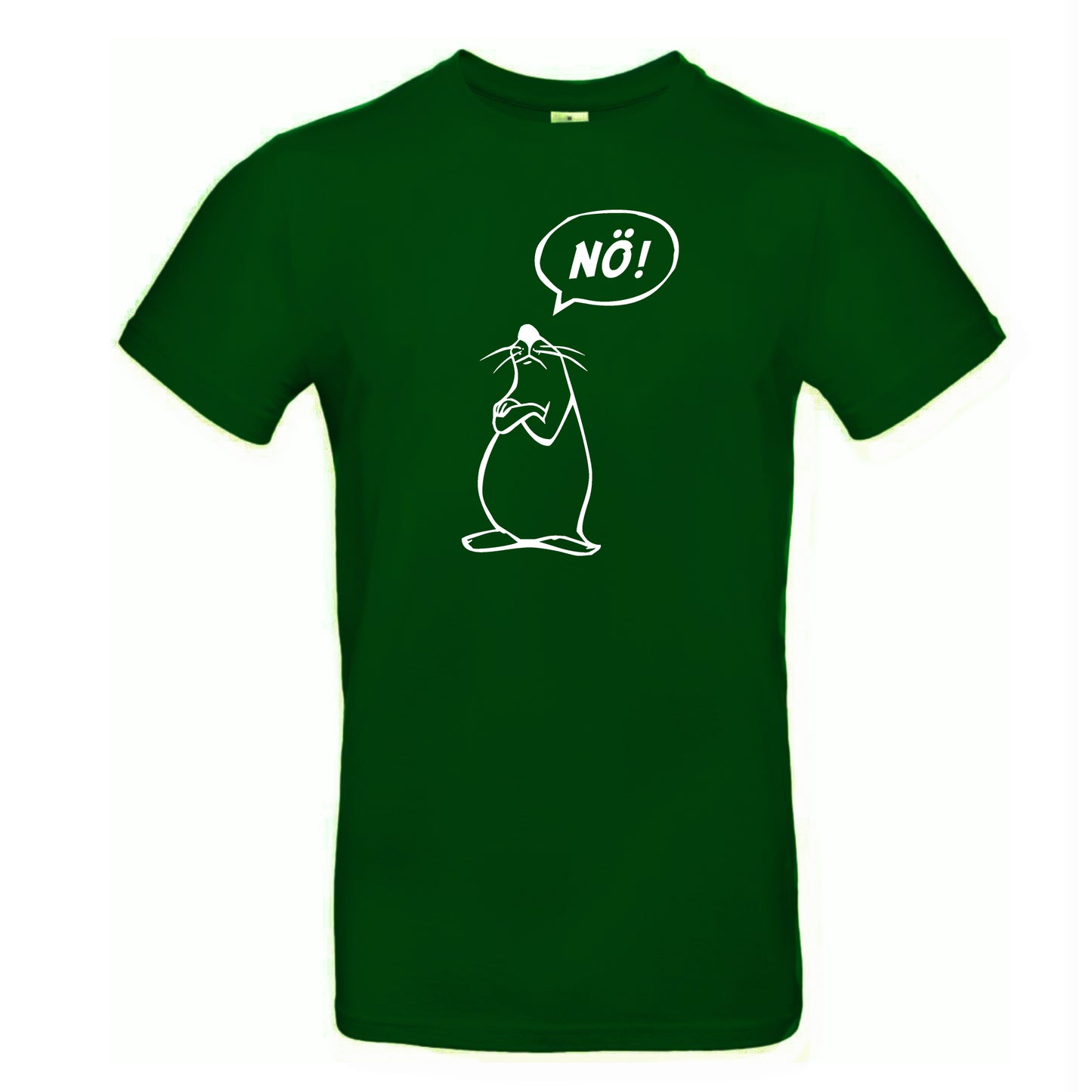 FairWear men's t-shirt 'Nö - comic figure' cotton