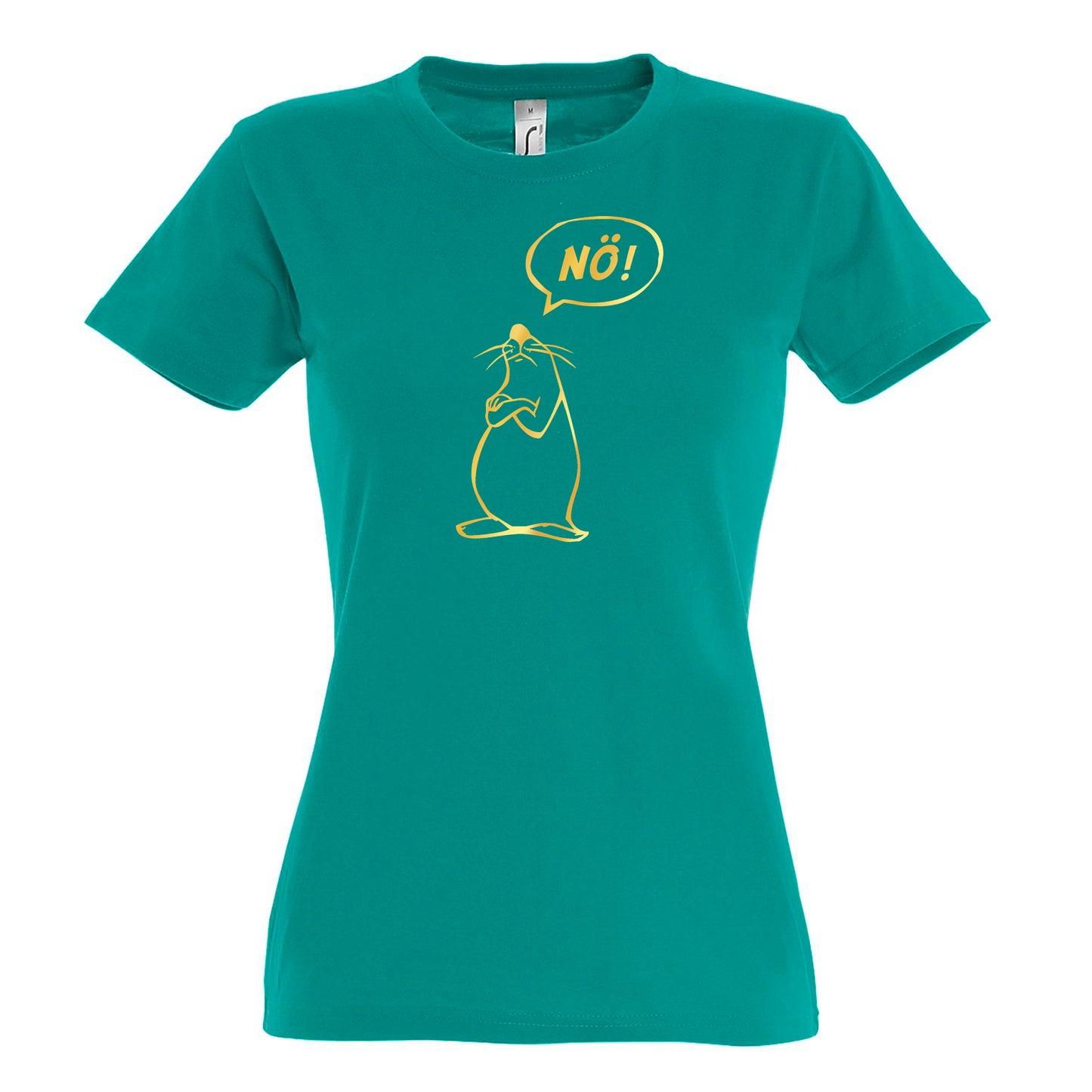 FairWear Damen T-Shirt 'Nö - Comicfigur' Baumwolle