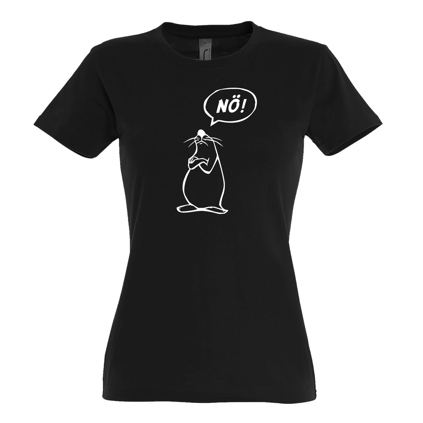 FairWear women's t-shirt 'Nö - comic figure' cotton