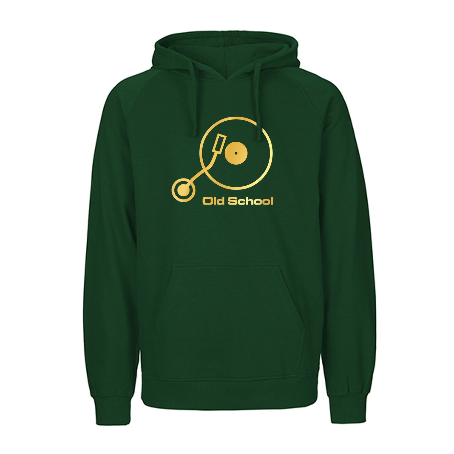 FairTrade Kapuzenpulli/Hoodie 'Old School' 100% Bio-Baumwolle