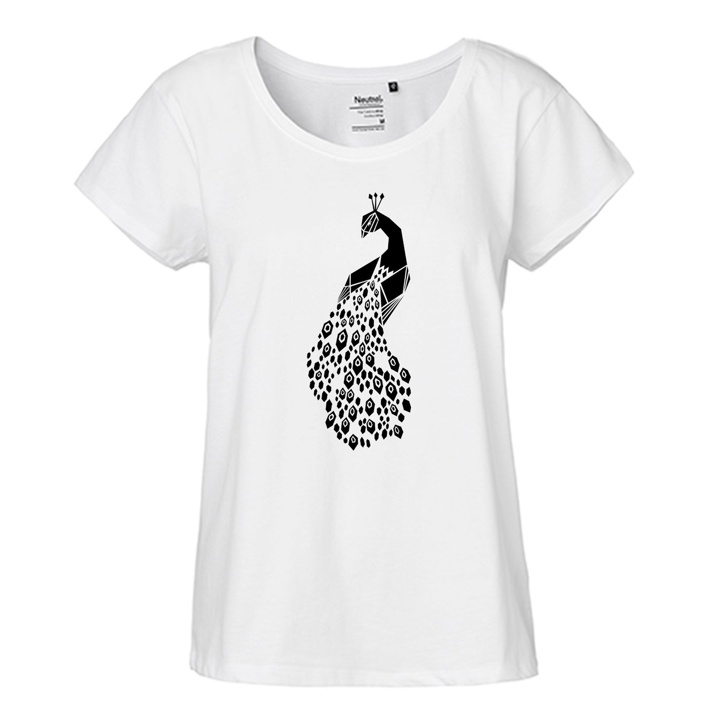 FairTrade Loose Fit Ladies T-Shirt 'Nö- Comicfigur' organic cotton