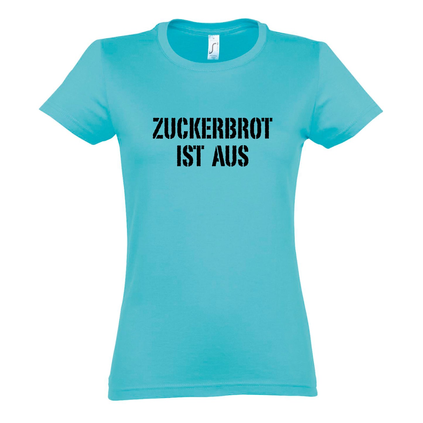 FairWear Women's T-Shirt 'SUGAR BREAD IS OUT!' cotton