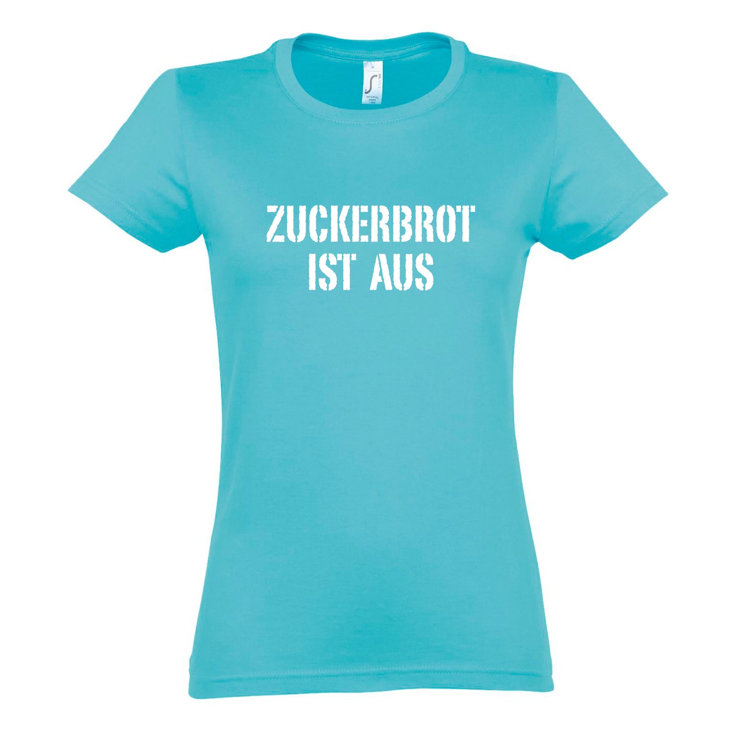 FairWear Women's T-Shirt 'SUGAR BREAD IS OUT!' cotton