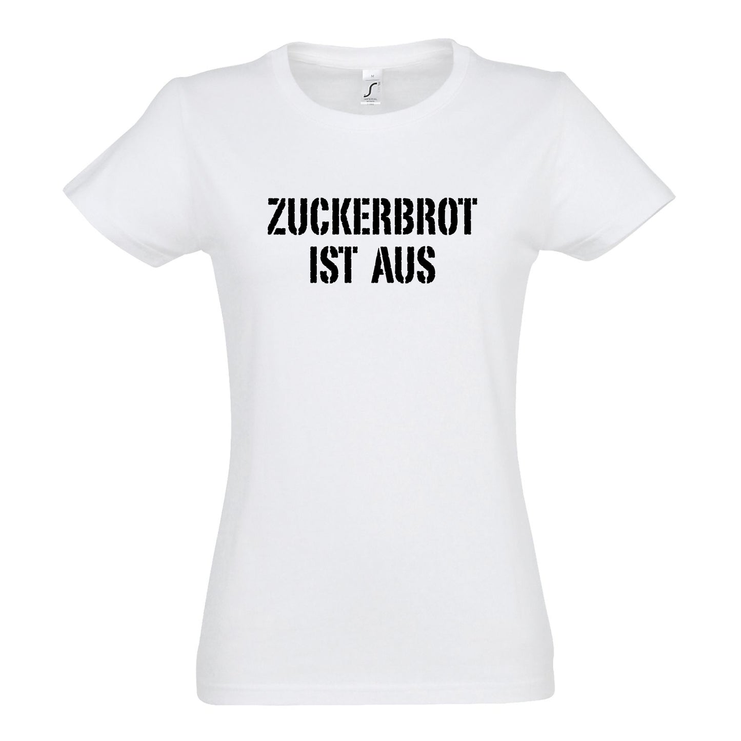 FairWear Women's T-Shirt 'SUGAR BREAD IS OUT!' cotton