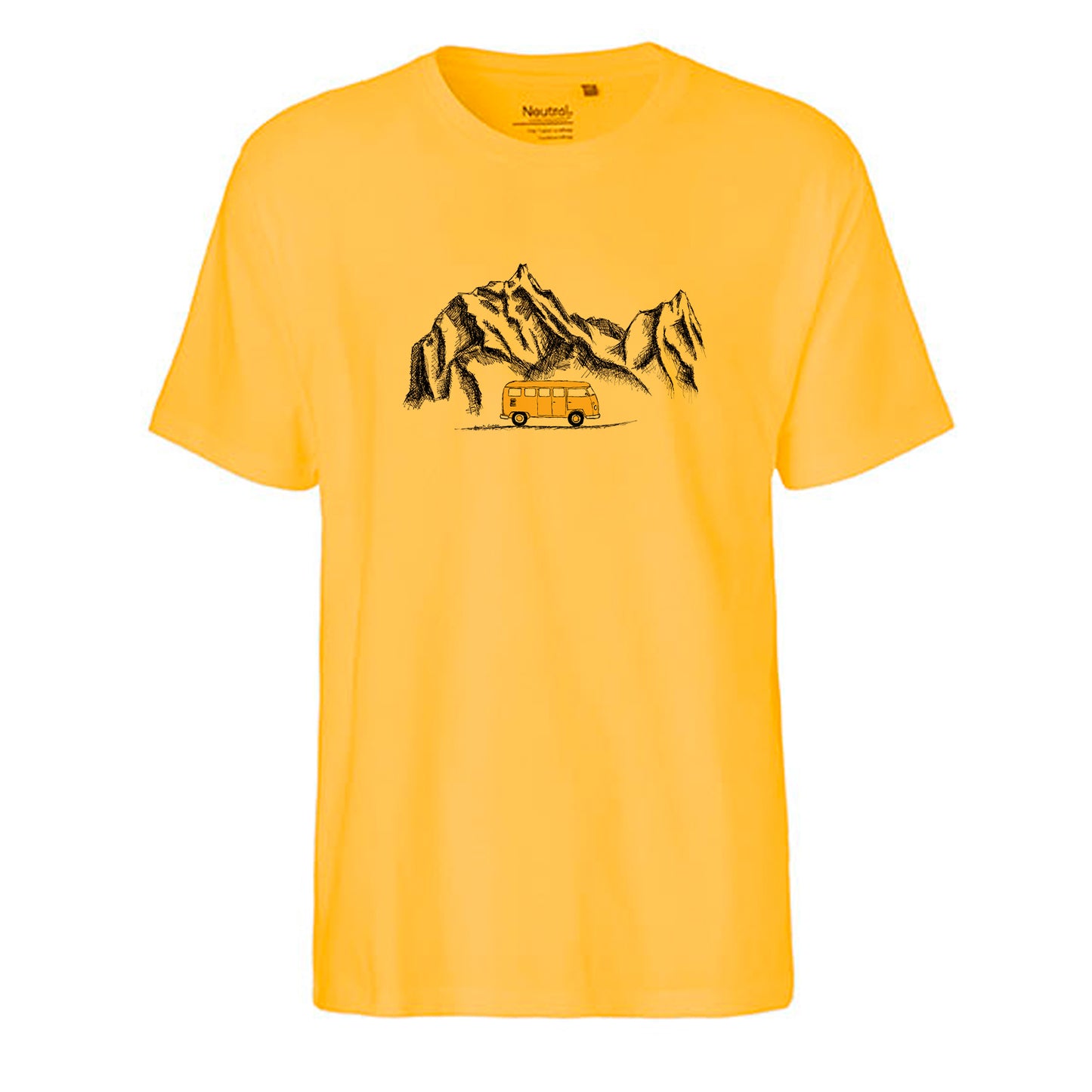 FairTrade Herren T-Shirt 'Berg und Camper' Bio-Baumwolle