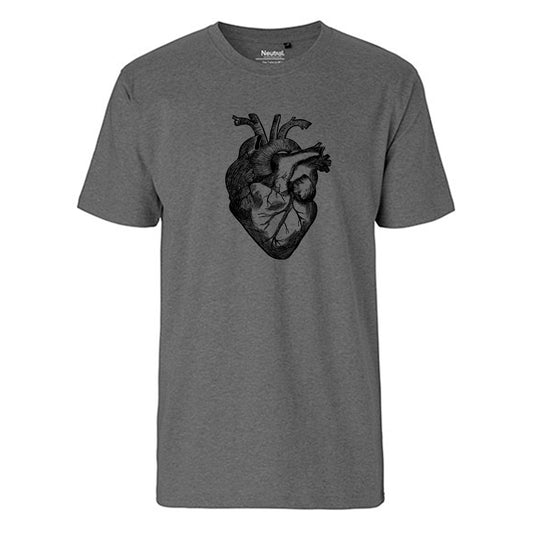 FairTrade Herren T-Shirt 'Herz anatomisch' Bio-Baumwolle