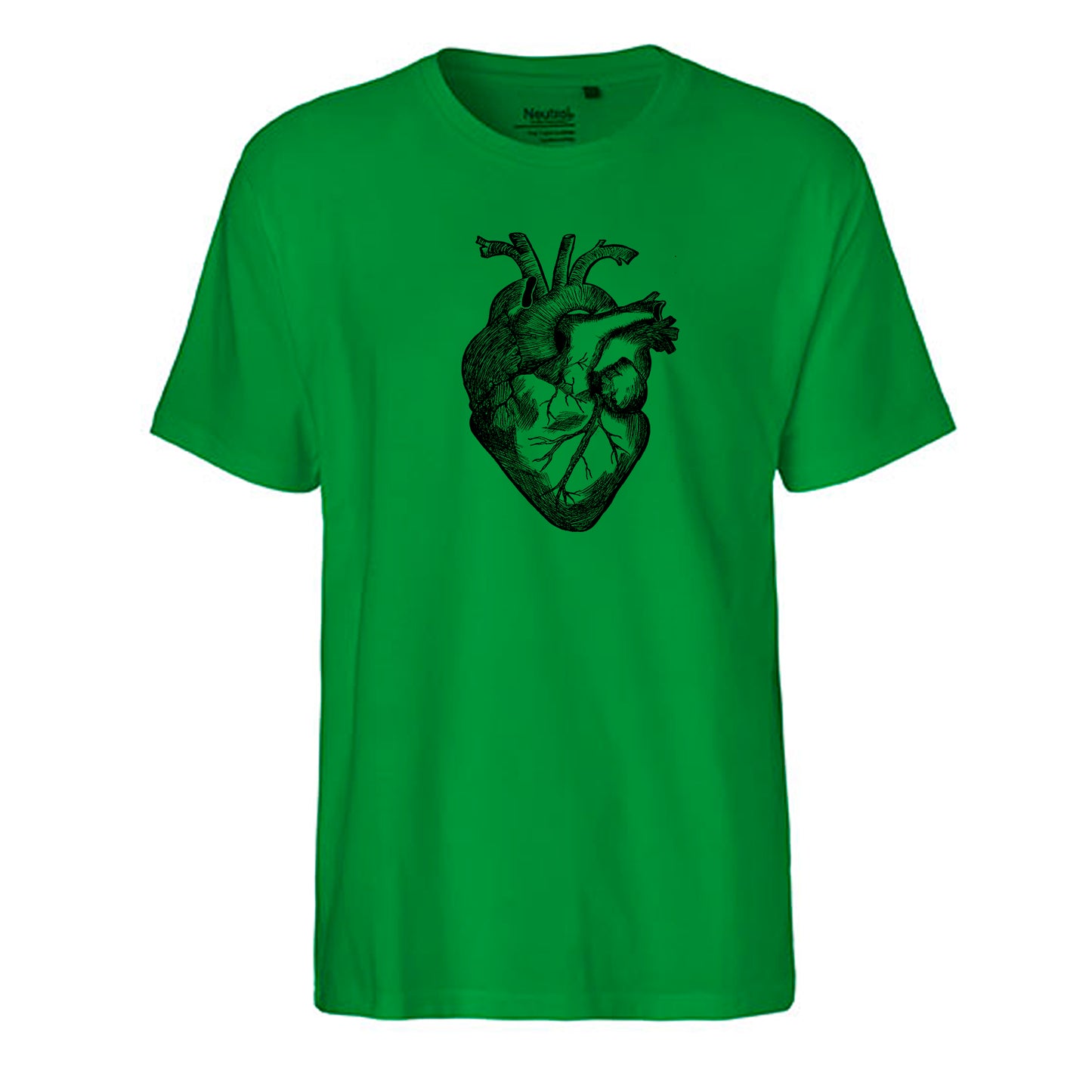 FairTrade Herren T-Shirt 'Herz anatomisch' Bio-Baumwolle