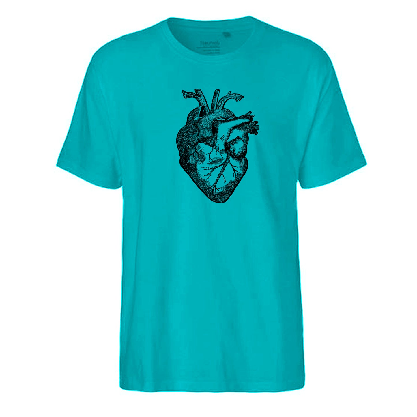 FairTrade Herren T-Shirt 'Herz anatomisch' Bio-Baumwolle