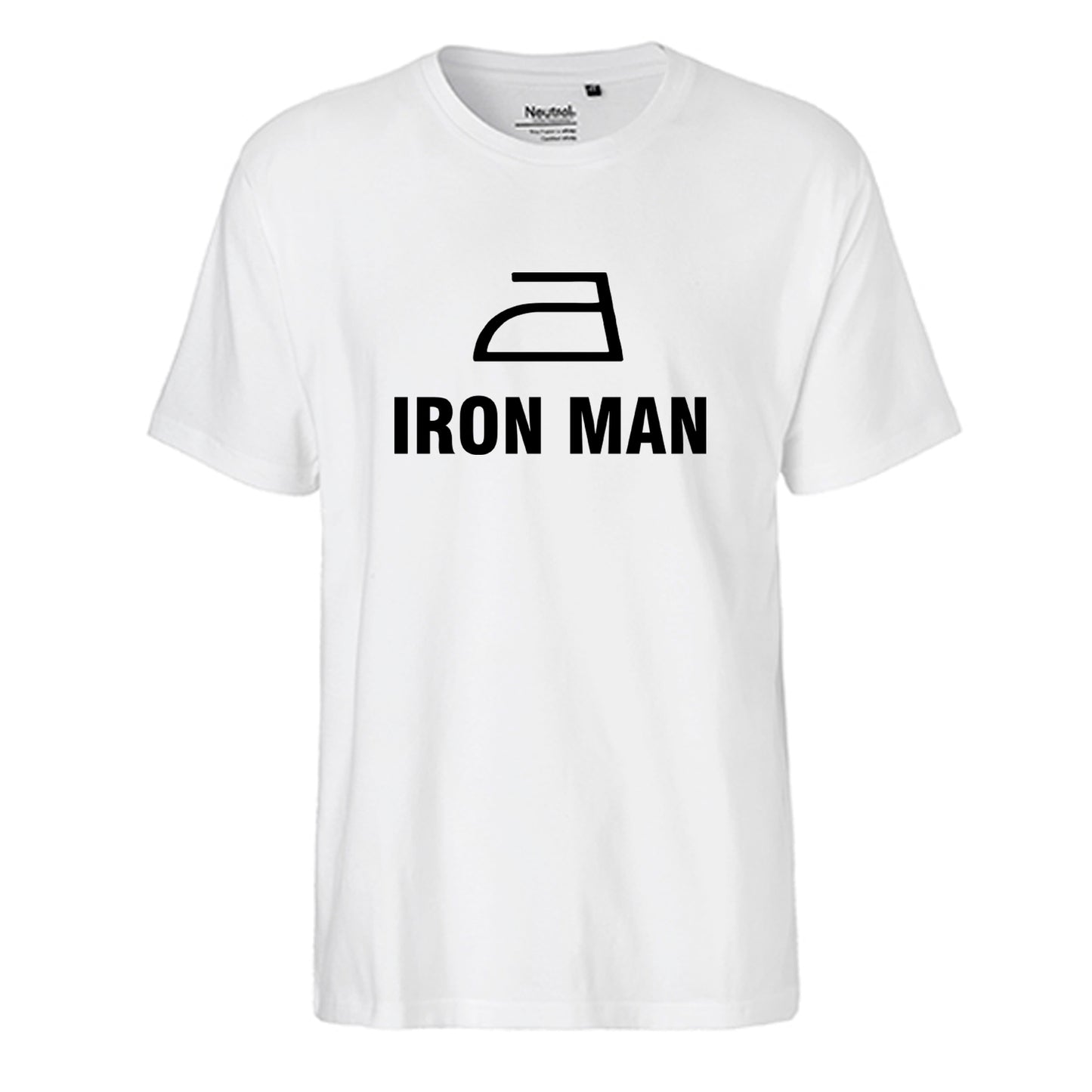 FairTrade Herren T-Shirt 'IRON MAN' Bio-Baumwolle