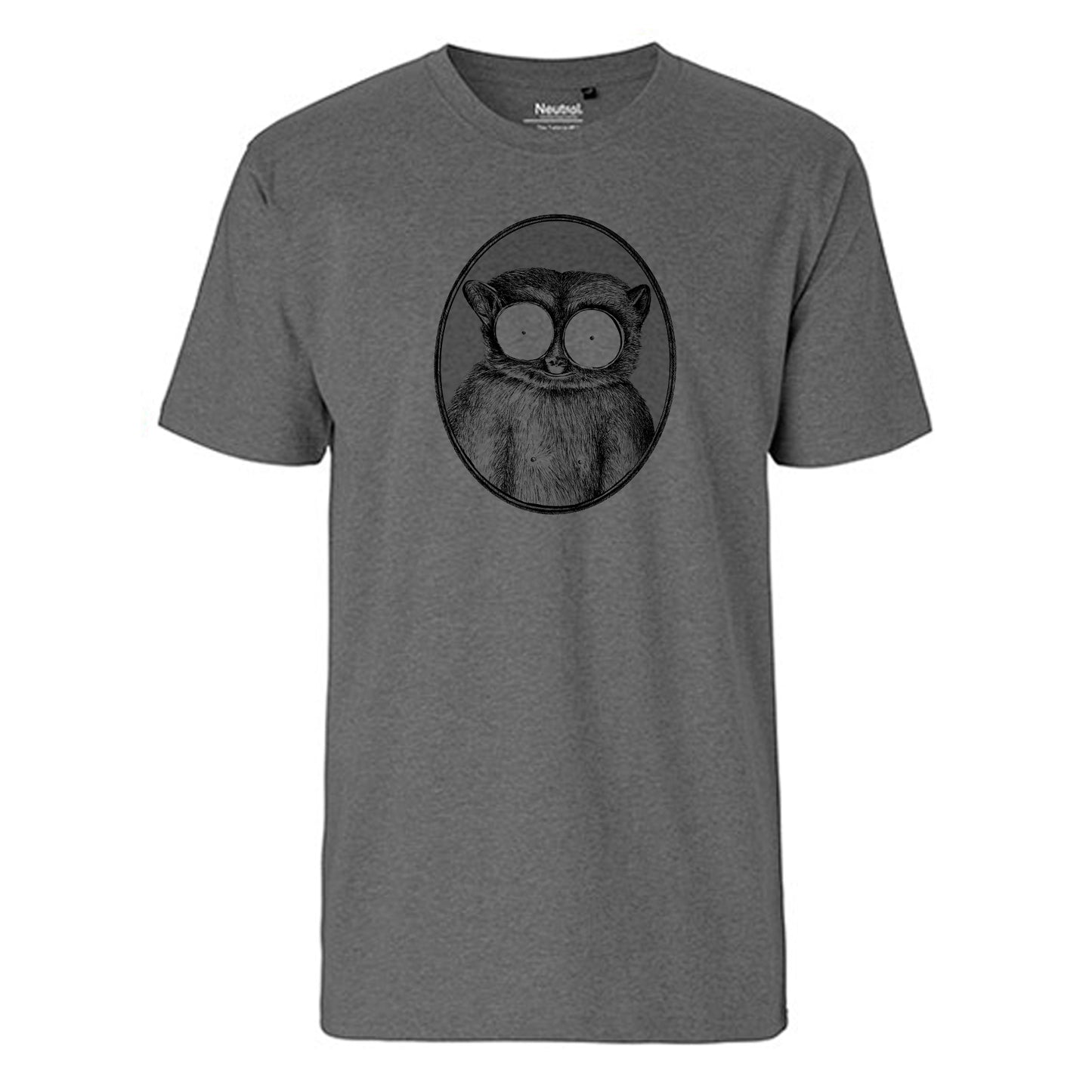 FairTrade men's t-shirt 'Maki - drawn' organic cotton