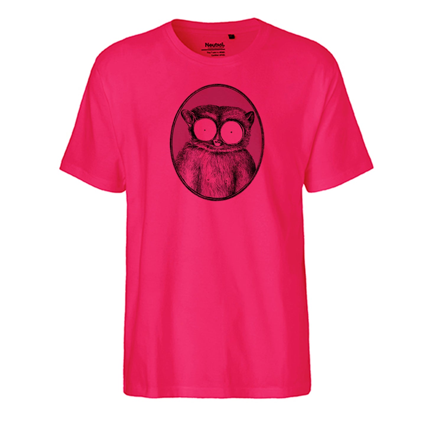 FairTrade men's t-shirt 'Maki - drawn' organic cotton