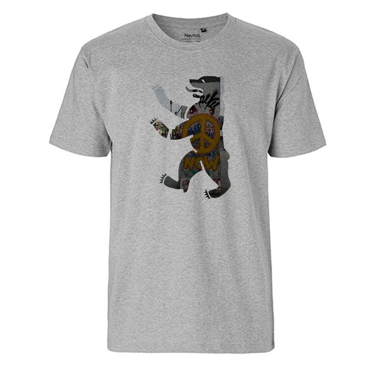 FairTrade Herren T-Shirt 'Peace Bär' Bio-Baumwolle